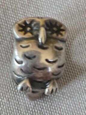 Pandora Silver Owl Charm